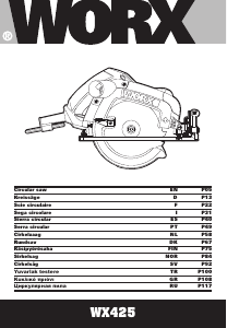 Manual Worx WX425 Circular Saw