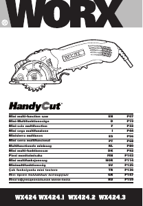 Käyttöohje Worx WX424 Pyörösaha