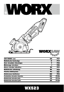 Handleiding Worx WX523 Cirkelzaag