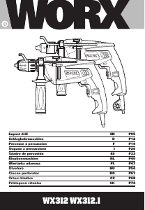 Manual Worx WX312.1 Maşină de găurit cu percuţie