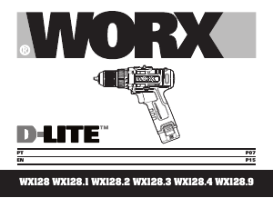 Manual Worx WX128.2 D-Lite Drill-Driver