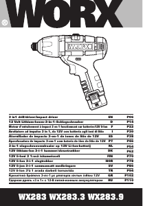 Manual de uso Worx WX283 Atornillador taladrador