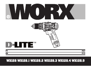 Manual Worx WX128.3 D-Lite Berbequim