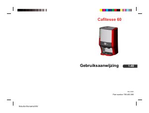Handleiding Douwe Egberts Cafitesse 60 Koffiezetapparaat
