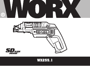 Manual Worx WX255.1 Screw Driver