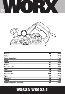 Handleiding Worx WX623 Schaafmachine