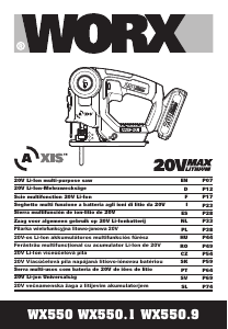 Mode d’emploi Worx WX550 Scie sauteuse