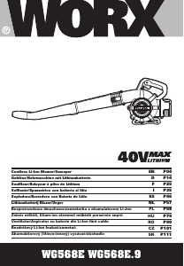 Manual Worx WG568E Refulator frunze