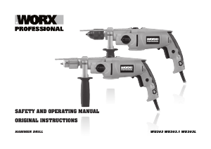 Manual Worx WU303L Rotary Hammer