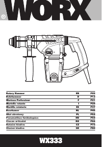 Manual Worx WX333 Ciocan rotopercutor