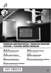 Manuál Auriol IAN 288624 Meteostanice
