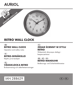 Manual Auriol IAN 288629 Clock