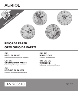 Manual de uso Auriol IAN 288610 Reloj