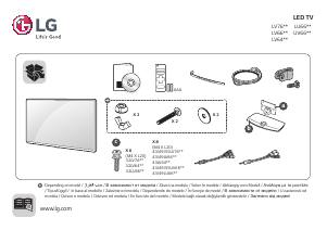 Handleiding LG 55UV661H LED televisie