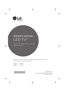 Manual de uso LG 60UF6959 Televisor de LED