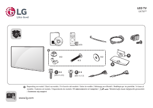 Handleiding LG 49UV761H LED televisie