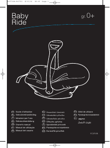 Handleiding Nania Subli Baby Ride Autostoeltje