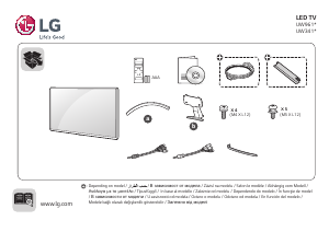 Handleiding LG 55UW961H LED televisie