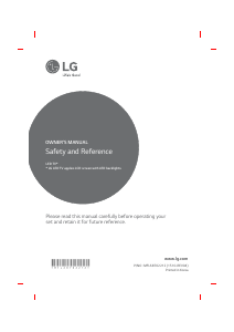 Manual de uso LG 49LF5909 Televisor de LED