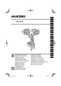 Instrukcja Hikoki WR 14VE Klucz udarowy