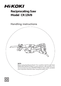 Handleiding Hikoki CR 13VB Reciprozaag