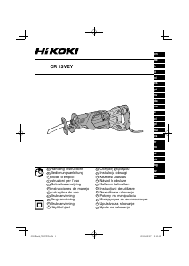 Bruksanvisning Hikoki CR 13VEY Tigersåg