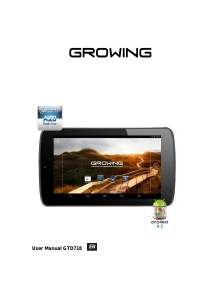 Manual de uso Growing GTD718 Tablet