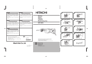 Käyttöohje Hitachi CR 13VC Puukkosaha