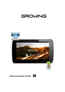 Handleiding Growing GTQ708 Tablet