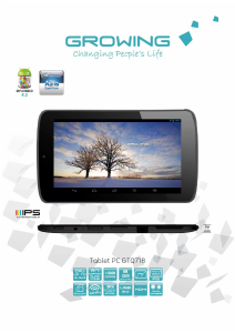 Manual de uso Growing GTQ718 Tablet