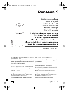 Bedienungsanleitung Panasonic SC-UA7E Lautsprecher