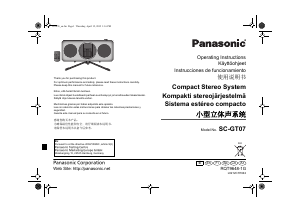 Käyttöohje Panasonic SC-GT07E Kaiutin