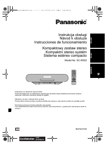 Manuál Panasonic SC-RS52EG Reproduktor