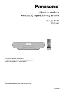 Návod Panasonic SC-RS30 Reproduktor