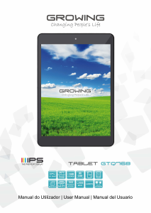 Handleiding Growing GTQ768 Tablet