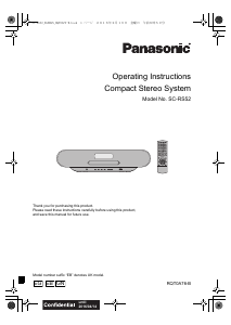 Manual Panasonic SC-RS52GN Speaker