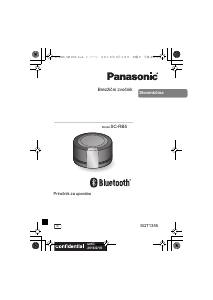 Priročnik Panasonic SC-RB5 Zvočnik