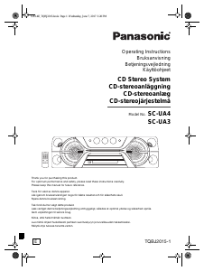 Manual Panasonic SC-UA4E Speaker