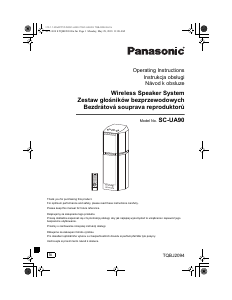 Manuál Panasonic SC-UA90E Reproduktor