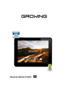 Handleiding Growing GTQ818 Tablet