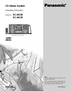 Manual Panasonic SC-AK28 Stereo-set