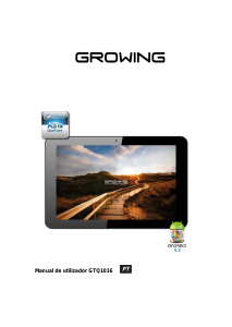 Manual de uso Growing GTQ1016 Tablet