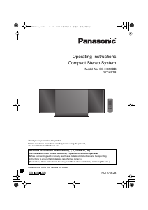 Handleiding Panasonic SC-HC58EB Stereoset