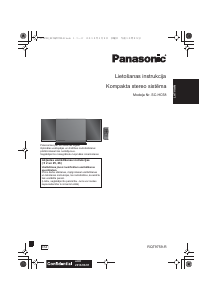 Rokasgrāmata Panasonic SC-HC58 Mūzikas centrs