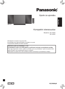 Priručnik Panasonic SC-HC57 Stereo komplet