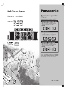 Handleiding Panasonic SC-VK90D Stereoset