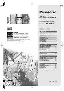 Manual Panasonic SC-PM29 Stereo-set