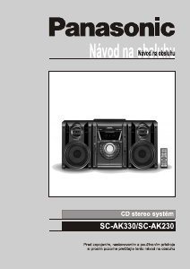 Návod Panasonic SC-AK330 Stereo súprava