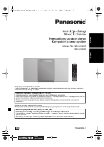 Manuál Panasonic SC-HC400EG Stereo souprava