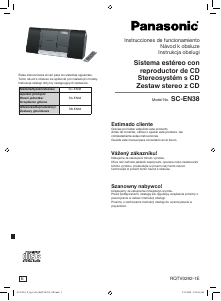 Manual de uso Panasonic SC-EN38 Set de estéreo